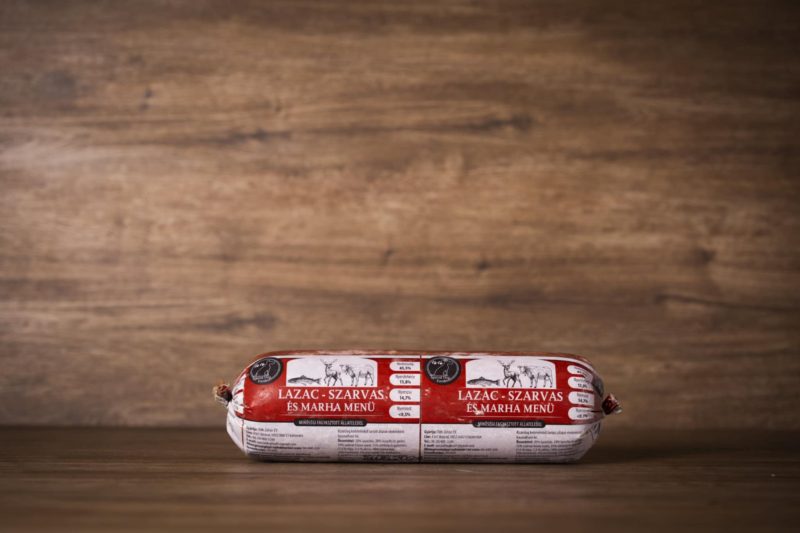Losos-jeleň-hovädzie menu 500g