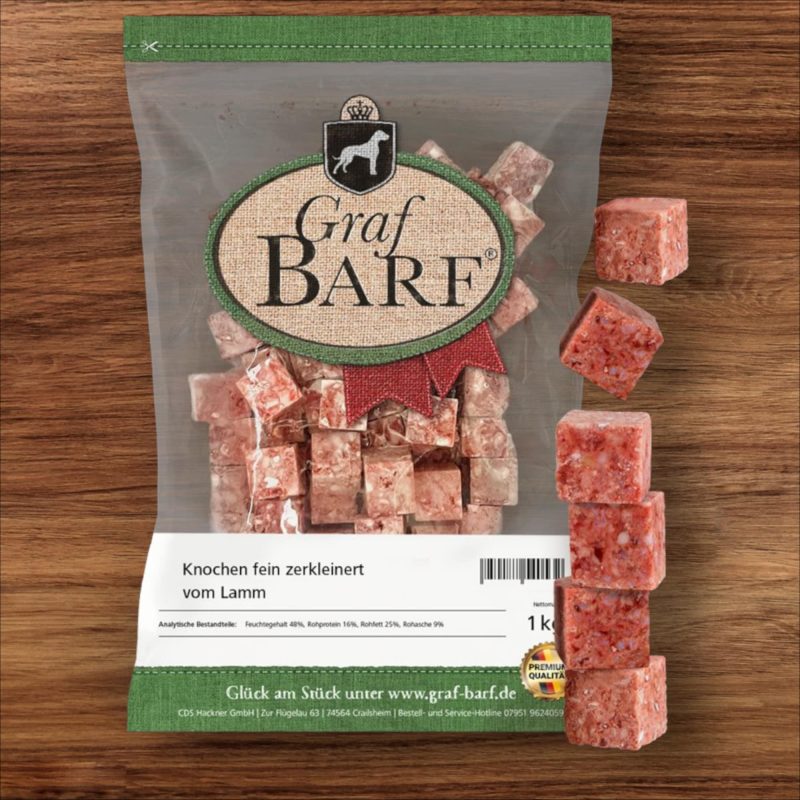 Jahňacie kosti mleté kocky 1kg