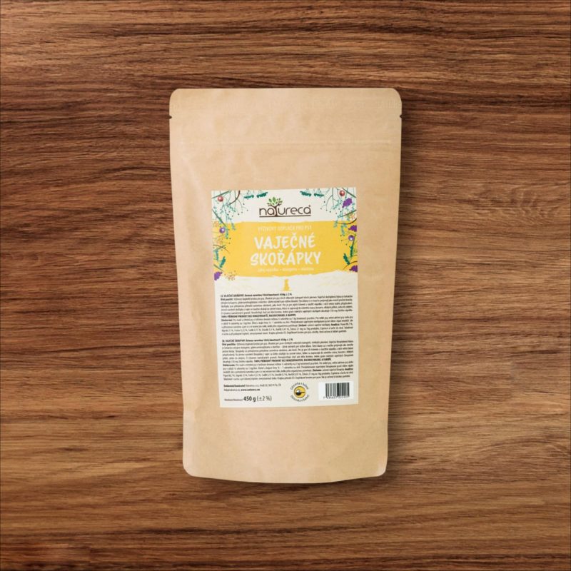Vaječné škrupiny sušené 450g